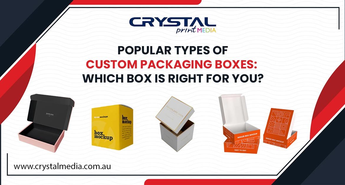 Types of Boxes for Custom Packaging