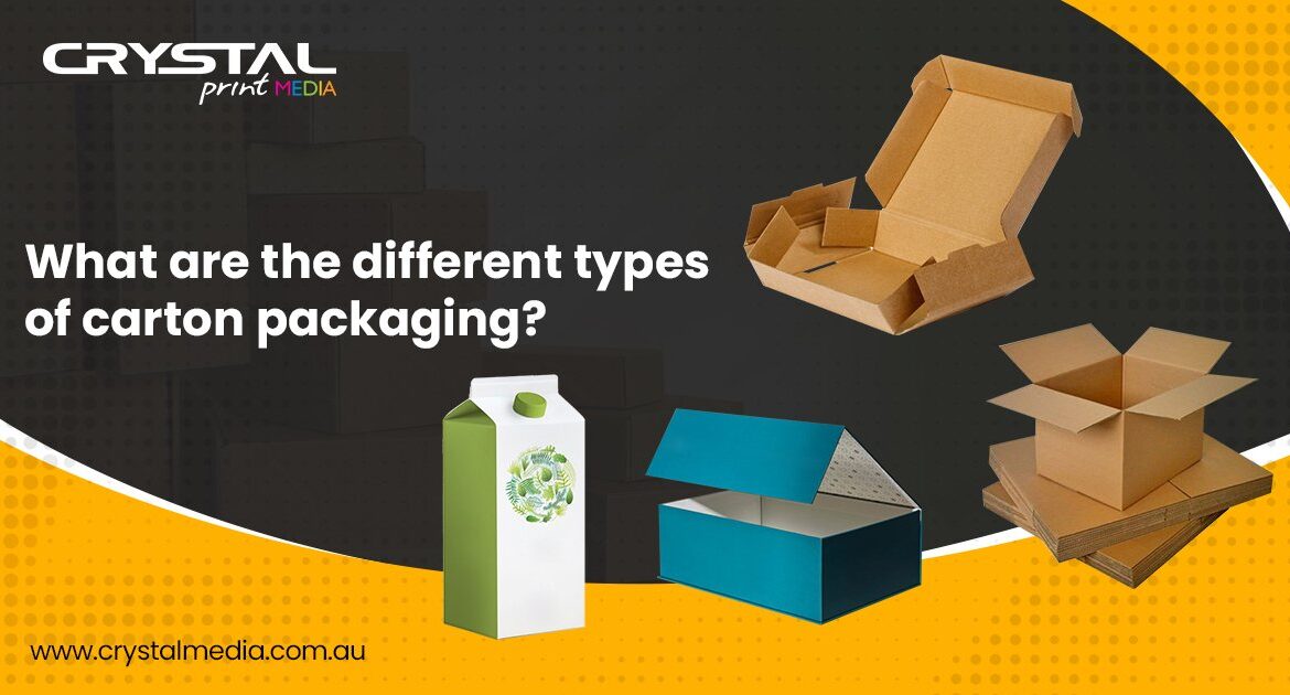 The different types of carton packaging